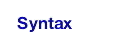 XP Syntax
